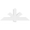 Ekena Millwork Redmond Architectural Grade PVC Gable Bracket, 60"W x 25"H x 6"D x 6"F, 10/12 Pitch GBP060X25X0606RED00 - alternate 2